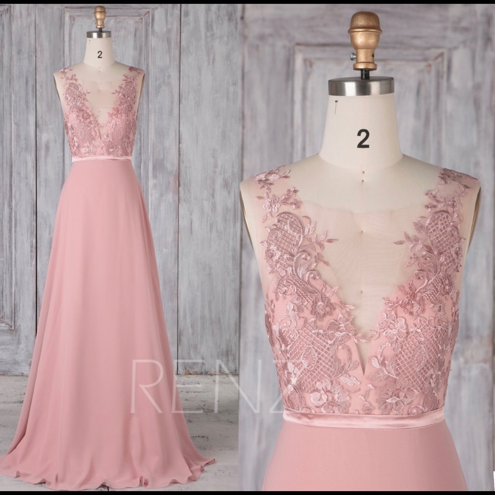 Gorgeous Dusty Rose Formal/Bridesmaid Dress